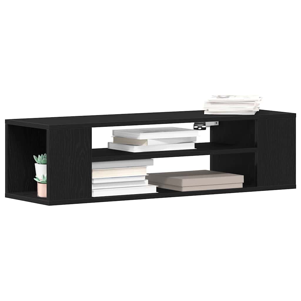 TV-skab Sort eg 100 x 30 x 26,5 cm Konstrueret træ