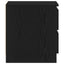 Natskab 2 pcs Sort eg 50 x 40 x 43,5 cm Konstrueret træ