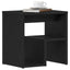 Natskab 2 pcs Sort eg 40 x 30 x 40 cm Konstrueret træ