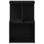 Natskab 2 pcs Sort eg 35 x 35 x 55 cm Konstrueret træ