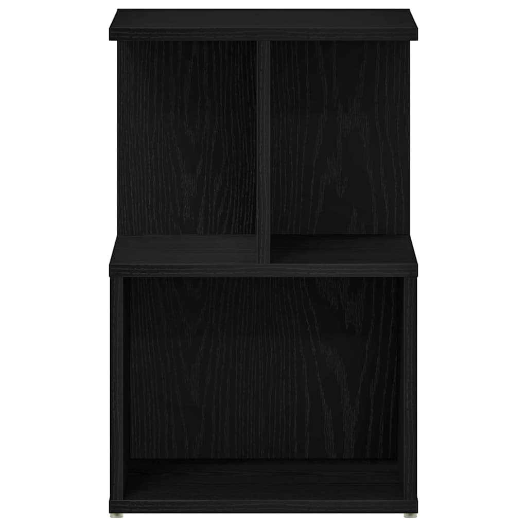 Natskab 2 pcs Sort eg 35 x 35 x 55 cm Konstrueret træ