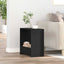Sidebord Sort eg 50 x 26 x 50 cm Konstrueret træ