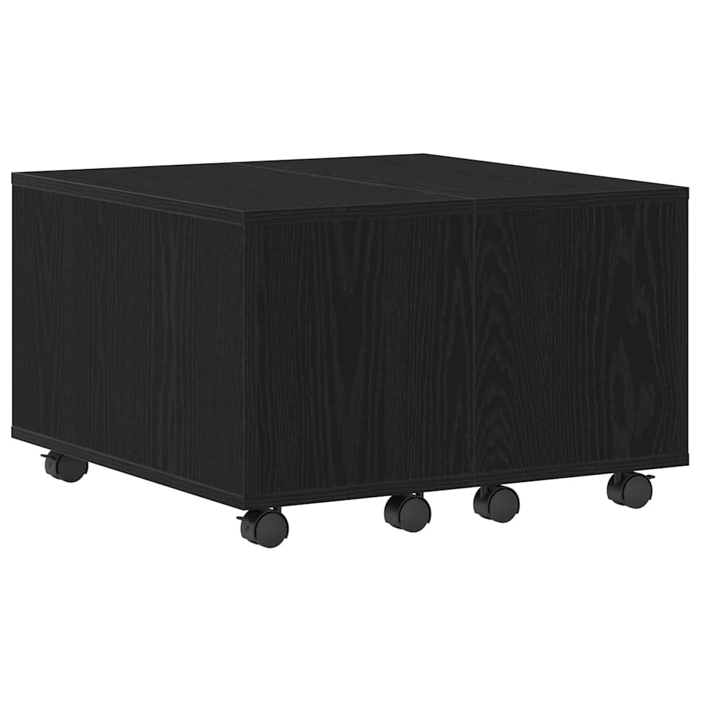 Sofabord Sort eg 60 x 60 x 38 cm Konstrueret træ