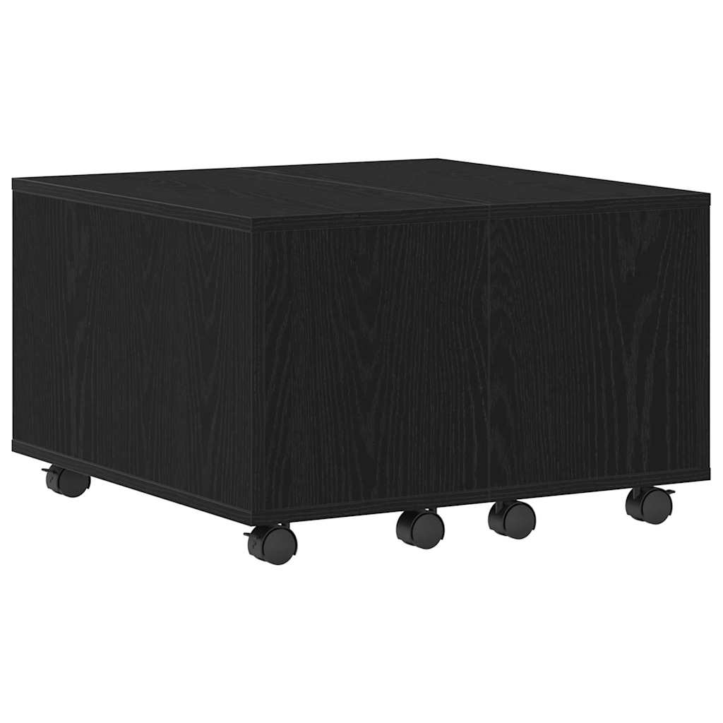 Sofabord Sort eg 60 x 60 x 38 cm Konstrueret træ