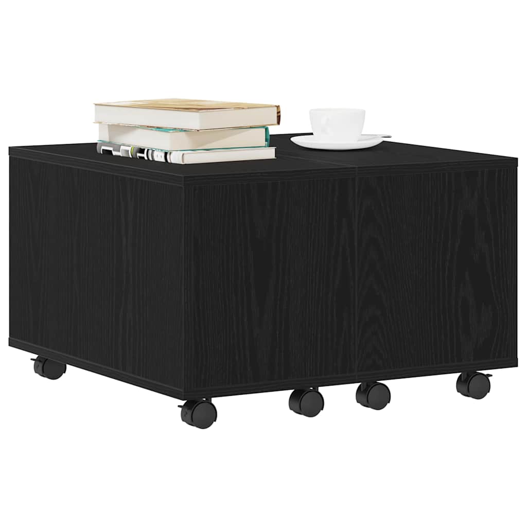 Sofabord Sort eg 60 x 60 x 38 cm Konstrueret træ