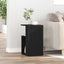 Sidebord Sort eg 36 x 30 x 56 cm Konstrueret træ