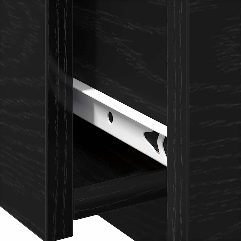 Sofabord Sort eg 90 x 60 x 31 cm Konstrueret træ
