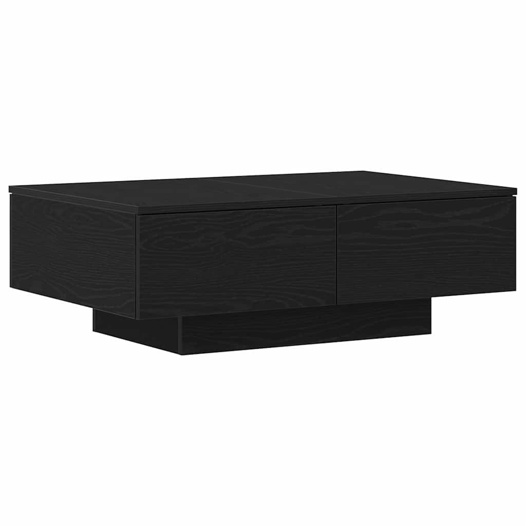 Sofabord Sort eg 90 x 60 x 31 cm Konstrueret træ
