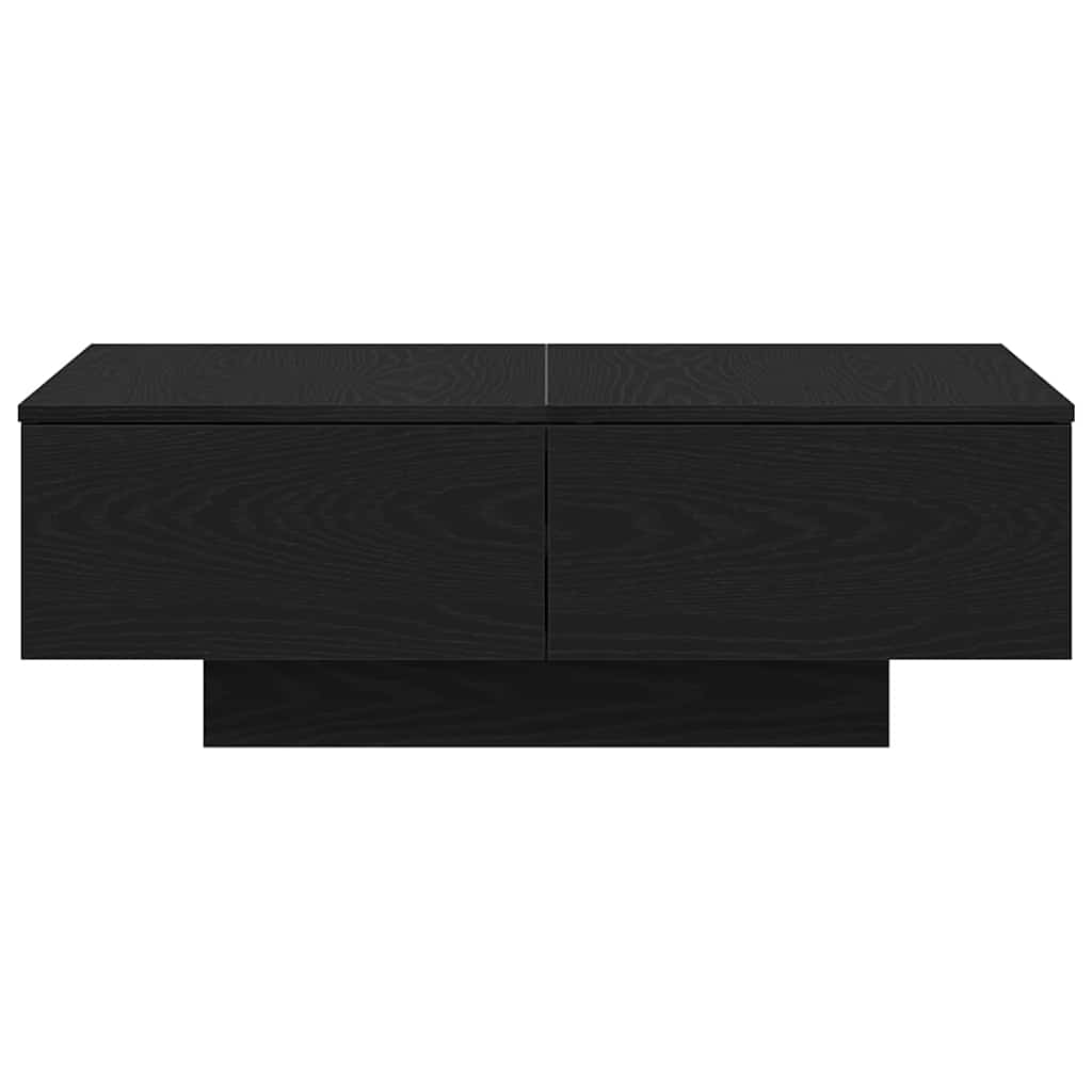 Sofabord Sort eg 90 x 60 x 31 cm Konstrueret træ