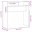Konsolbord Sort eg 78 x 30 x 80 cm Konstrueret træ