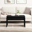 Sofabord Sort eg 68 x 50 x 38 cm Konstrueret træ