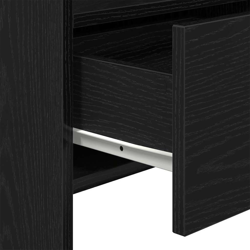 Sideboard Sort eg 105 x 30 x 70 cm Konstrueret træ