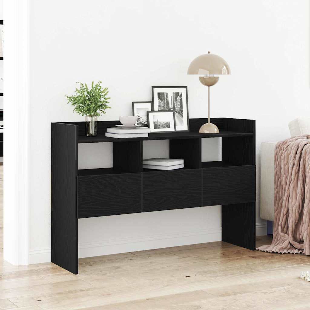 Sideboard Sort eg 105 x 30 x 70 cm Konstrueret træ