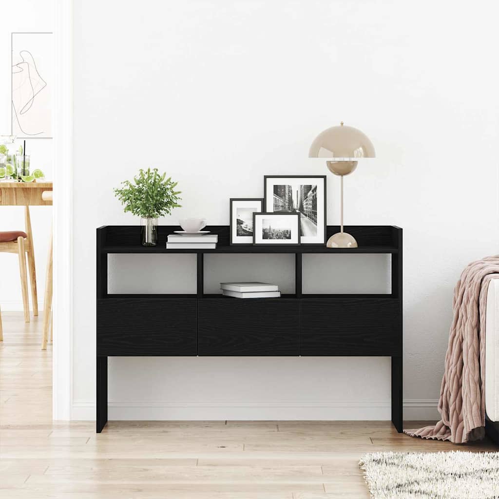 Sideboard Sort eg 105 x 30 x 70 cm Konstrueret træ