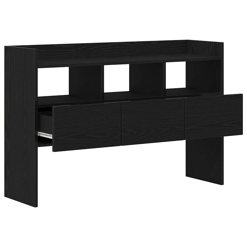 Sideboard Sort eg 105 x 30 x 70 cm Konstrueret træ