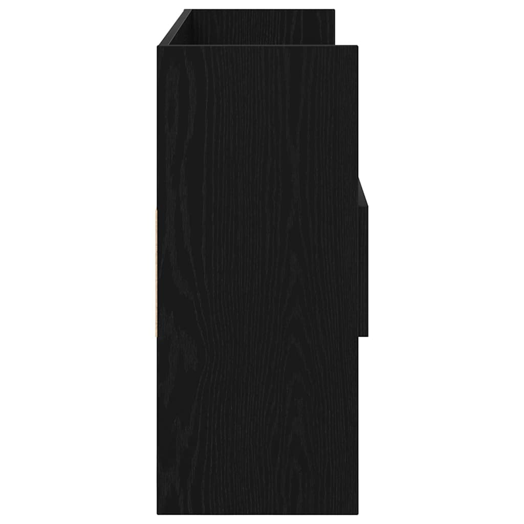 Sideboard Sort eg 105 x 30 x 70 cm Konstrueret træ