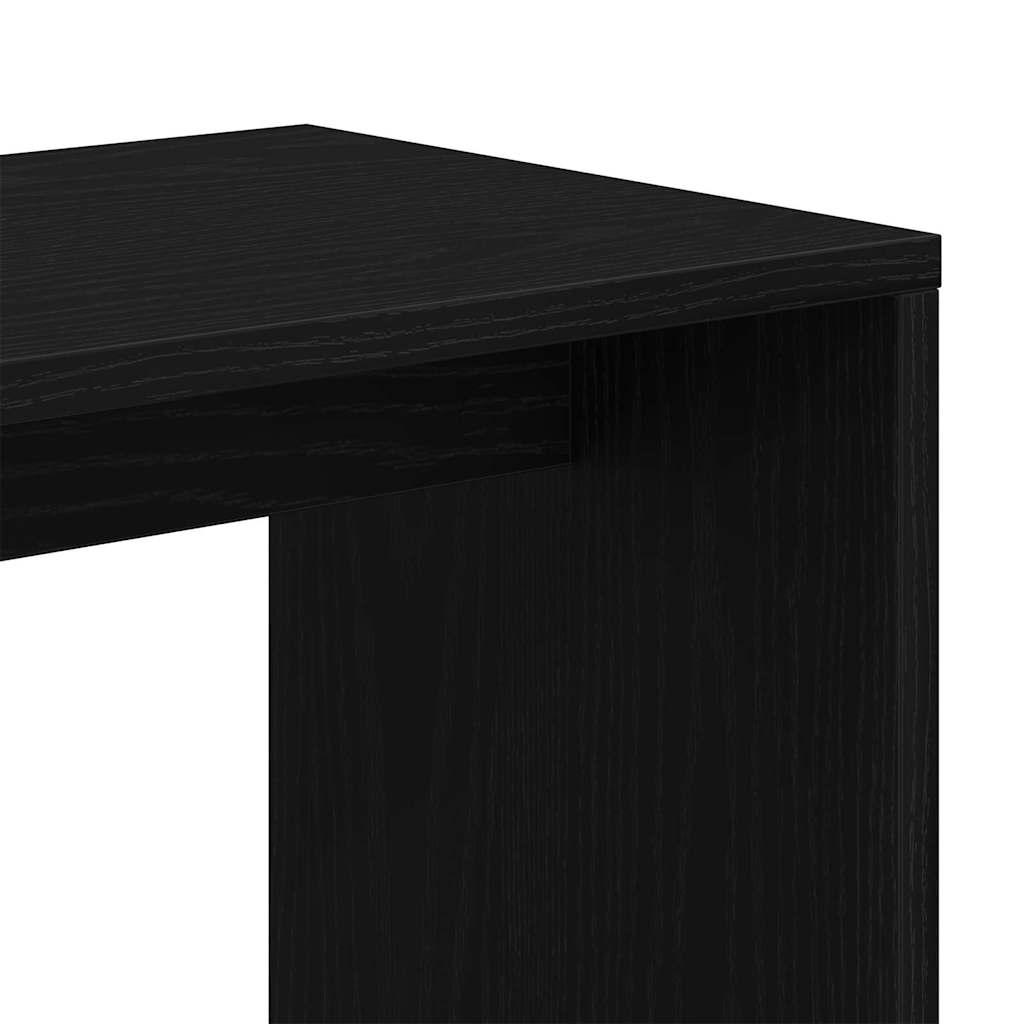 Nesting Bord 3 pcs Sort eg Konstrueret træ