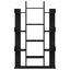 Bogreol Sort eg 86 x 25,5 x 140 cm Konstrueret træ