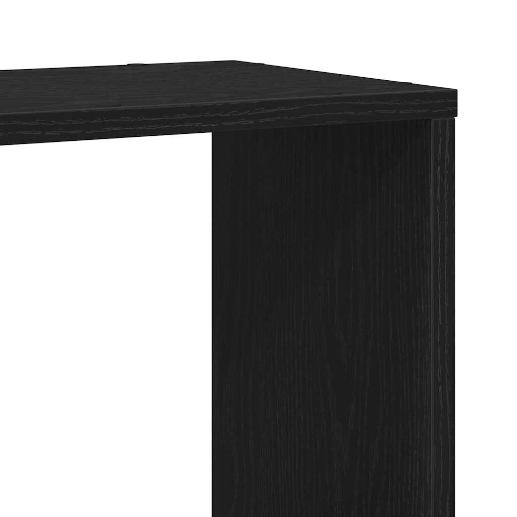 TV-møbelsæt 80 x 24 x 32 cm Sort eg Konstrueret træ