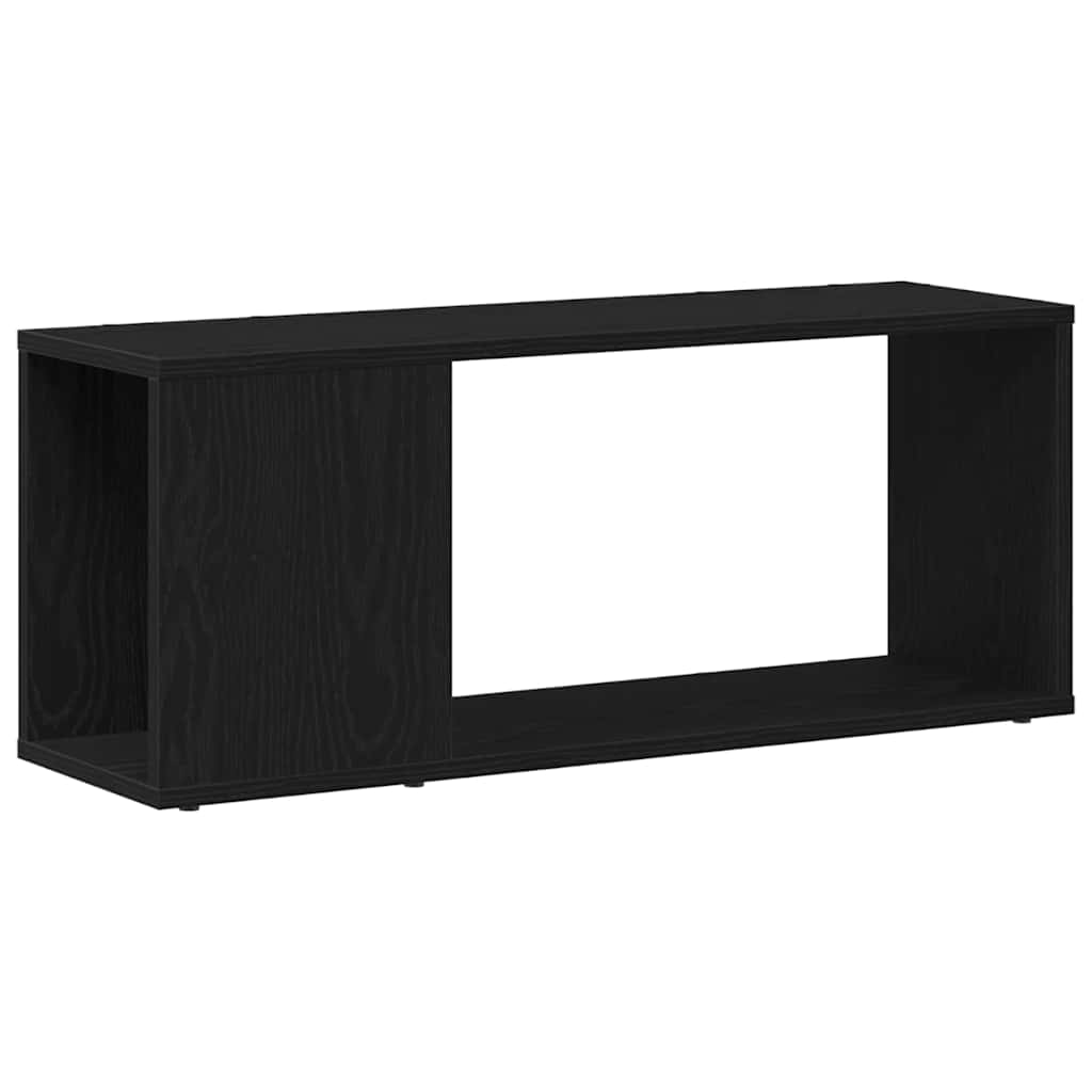 TV-møbelsæt 80 x 24 x 32 cm Sort eg Konstrueret træ