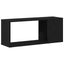 TV-møbelsæt 80 x 24 x 32 cm Sort eg Konstrueret træ