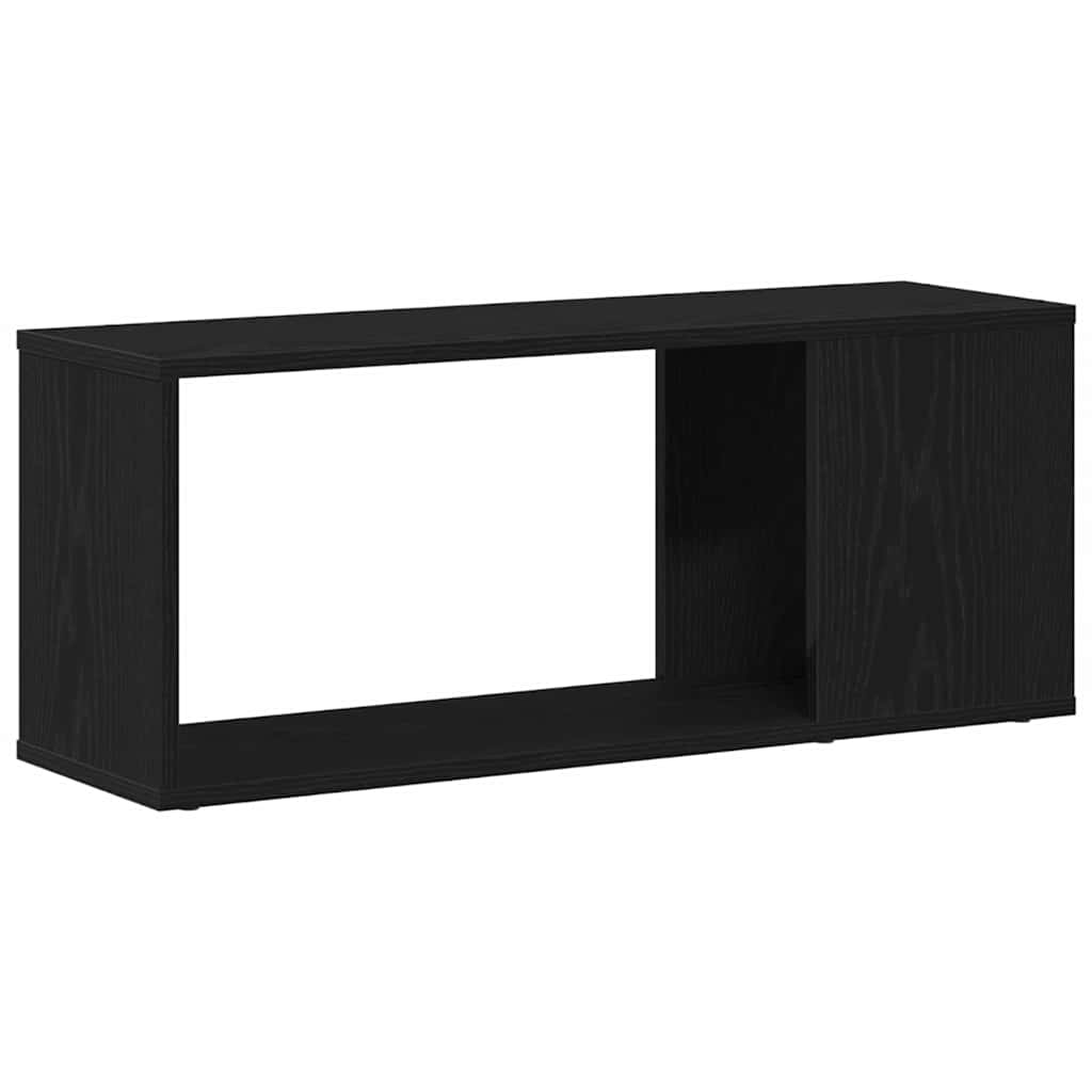 TV-møbelsæt 80 x 24 x 32 cm Sort eg Konstrueret træ
