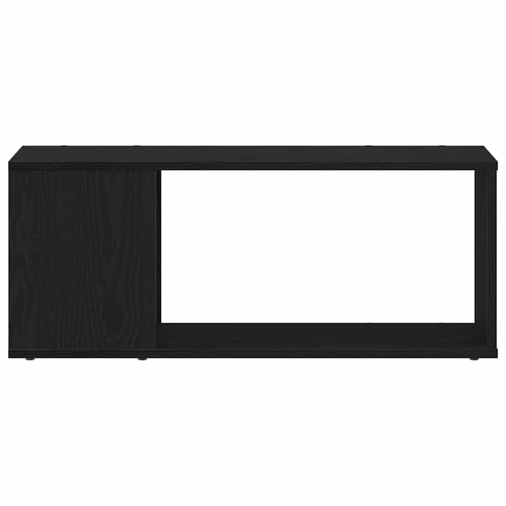 TV-møbelsæt 80 x 24 x 32 cm Sort eg Konstrueret træ