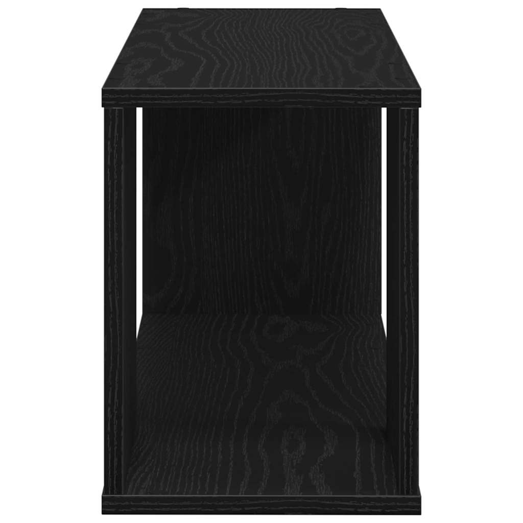 TV-møbelsæt 80 x 24 x 32 cm Sort eg Konstrueret træ