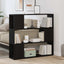 TV-møbelsæt Sort eg 100 x 24 x 94 cm Konstrueret træ