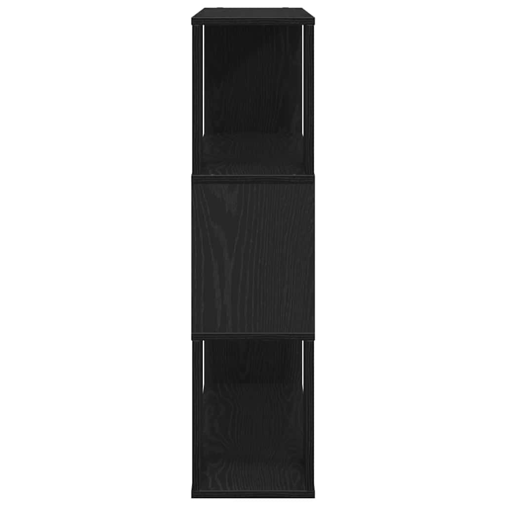 TV-møbelsæt Sort eg 100 x 24 x 94 cm Konstrueret træ