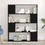 TV-møbelsæt Sort eg 100 x 24 x 124,5 cm Konstrueret træ