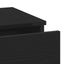 Natskab 2 pcs Sort eg 40 x 35 x 65 cm Konstrueret træ