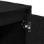 TV-skab Sort eg 102 x 37,5 x 52,5 cm Konstrueret træ