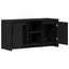 TV-skab Sort eg 102 x 37,5 x 52,5 cm Konstrueret træ