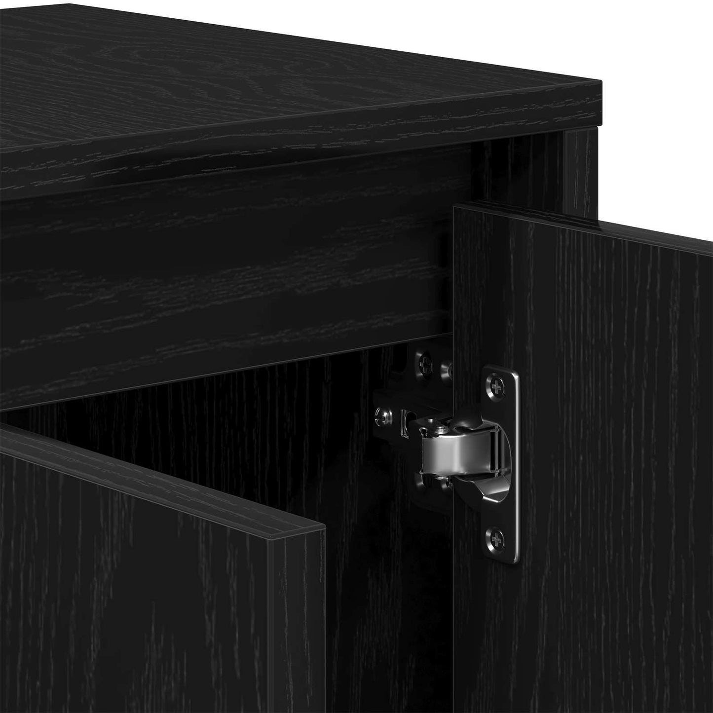 TV-skab Sort eg 120 x 30 x 40,5 cm Konstrueret træ