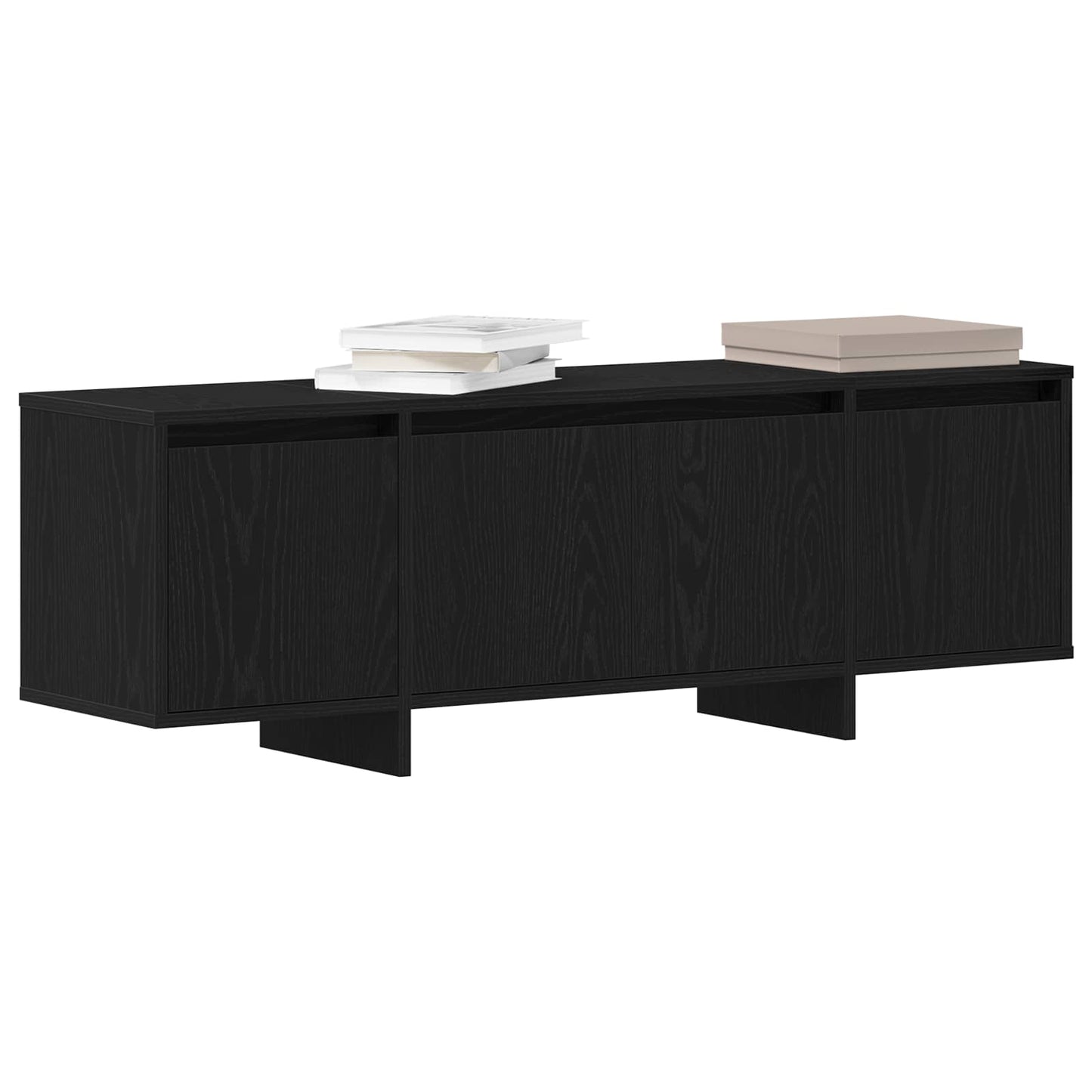 TV-skab Sort eg 120 x 30 x 40,5 cm Konstrueret træ