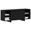 TV-skab 130 x 35 x 50 cm Sort eg Konstrueret træ