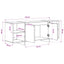 TV-skab 130 x 35 x 50 cm Sort eg Konstrueret træ