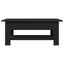 Sofabord Sort eg 102 x 55 x 42 cm Konstrueret træ
