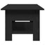 Sofabord Sort eg 102 x 55 x 42 cm Konstrueret træ