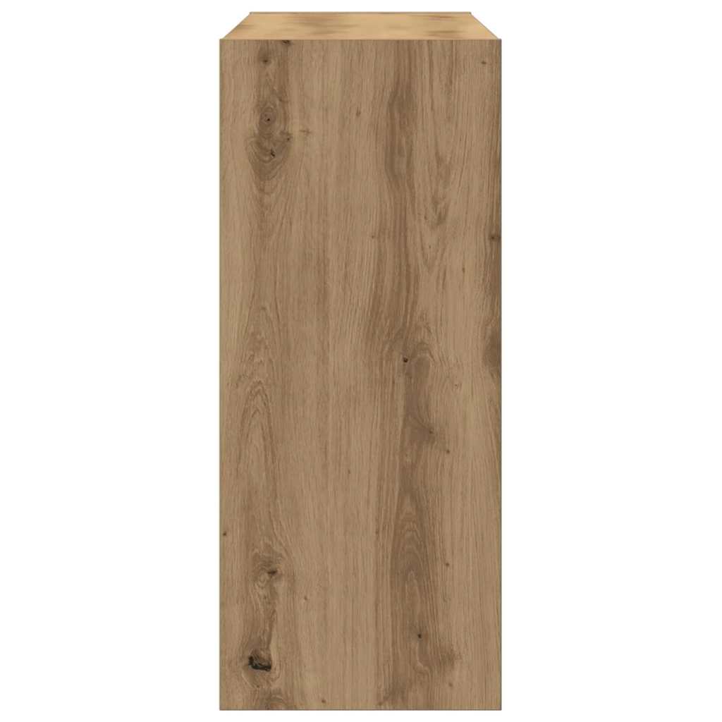 Bogreol 2 niveauer 100 x 30 x 72 cm Konstrueret træ artisan eg