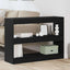 Bogreol Sort eg 100 x 30 x 72 cm Konstrueret træ