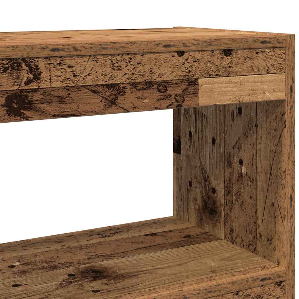 Bogskab Gammelt træ 100 x 30 x 103 cm Konstrueret træ