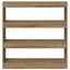 Bogskab 3 niveauer 100 x 30 x 103 cm Konstrueret træ artisan eg