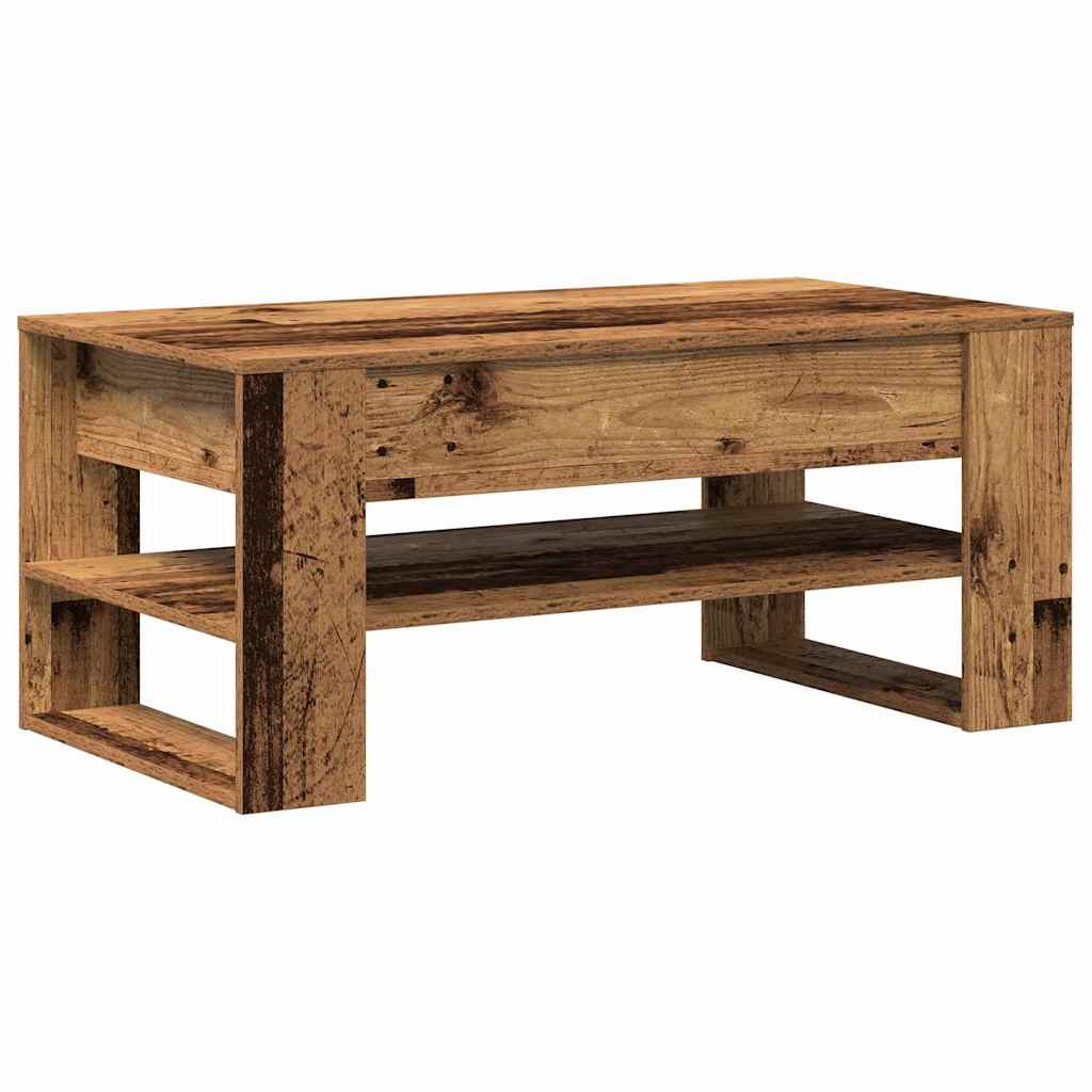 Sofabord Gammelt træ 102 x 55 x 45 cm Konstrueret træ