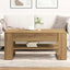 Sofabord Artisan Egetræ 102 x 55 x 45 cm Konstrueret træ