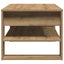 Sofabord Artisan Egetræ 102 x 55 x 45 cm Konstrueret træ