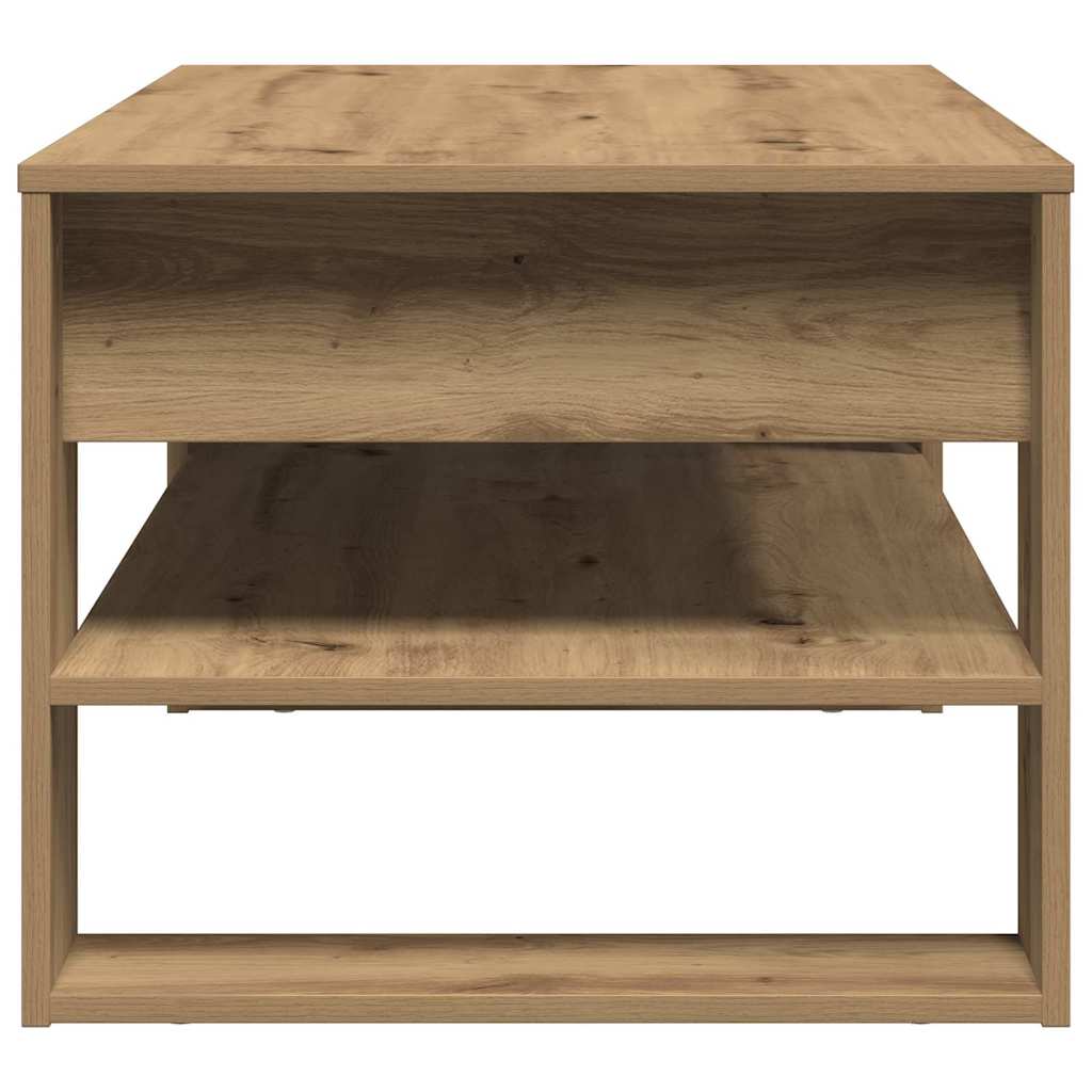 Sofabord Artisan Egetræ 102 x 55 x 45 cm Konstrueret træ