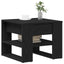 Sofabord Sort eg 55,5 x 55 x 45 cm Konstrueret træ