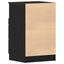 Natskab 2 pcs Sort eg 40 x 35 x 65 cm Konstrueret træ